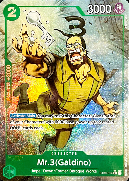 ST30-014 Mr. 3 (Galdino) Character Card Extended Art