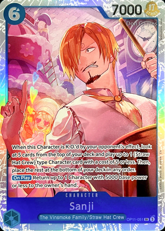 OP11-051 Sanji Character Card