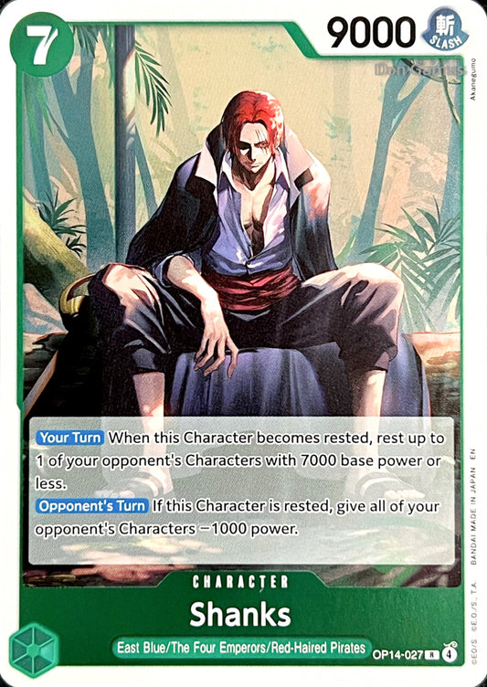 OP14-027 Shanks Character Card