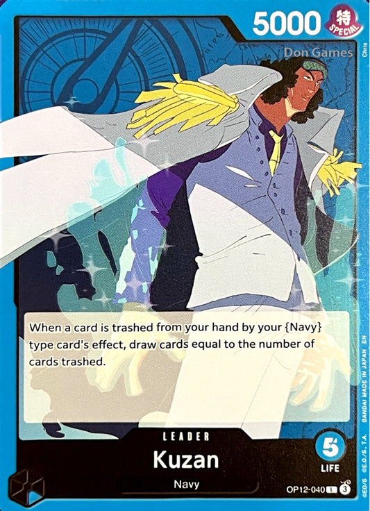 OP12-040 Kuzan Leader Card