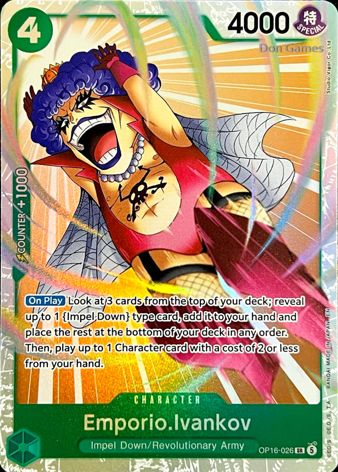 OP16-026 Emporio. Ivankov Character Card