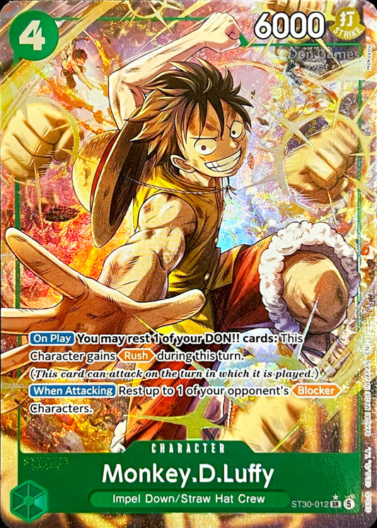 ST30-012 Monkey. D. Luffy Character Card Extended Art