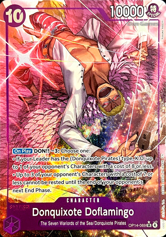 OP14-069 Donquixote Doflamingo Character Card Alternate Art