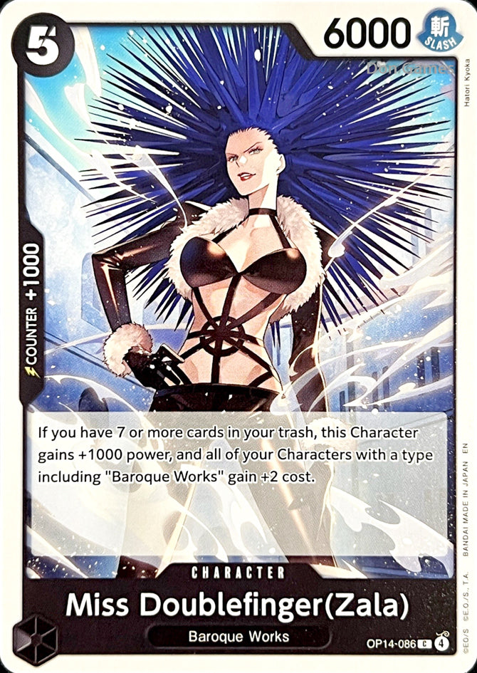 OP14-086 Miss Doublefinger (Zala) Character Card