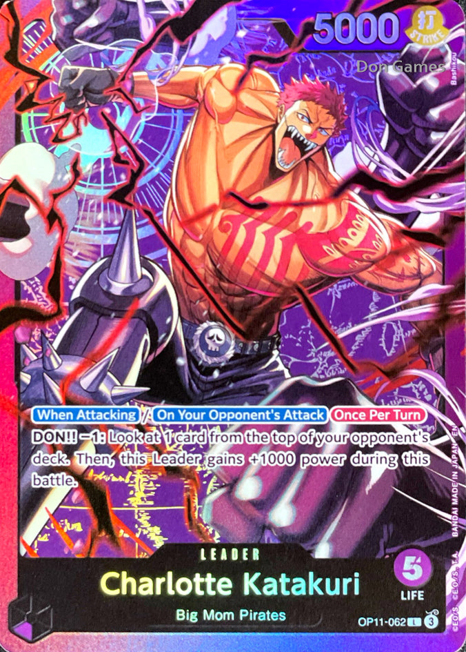 OP11-062 Charlotte Katakuri Leader Card Alternate Art (ST-34)