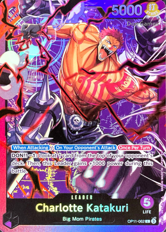 OP11-062 Charlotte Katakuri Leader Card Alternate Art (ST-34)