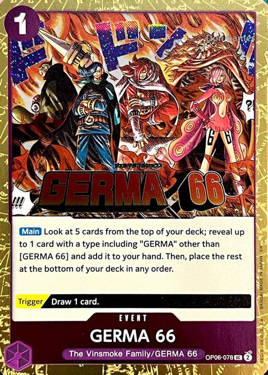 OP06-078 GERMA 66 Event Card Textured Foil