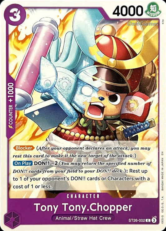 ST26-002 Tony Tony. Chopper Character Card