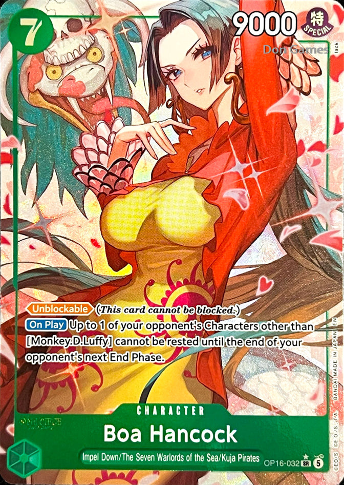 OP16-032 Boa Hancock Character Card Alternate Art