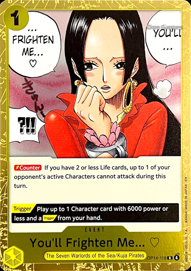 OP14-118 You'll Frighten Me... Event Card
