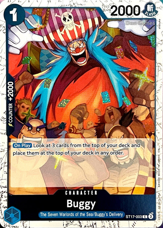 ST17-003 Buggy Character Card Textured Foil
