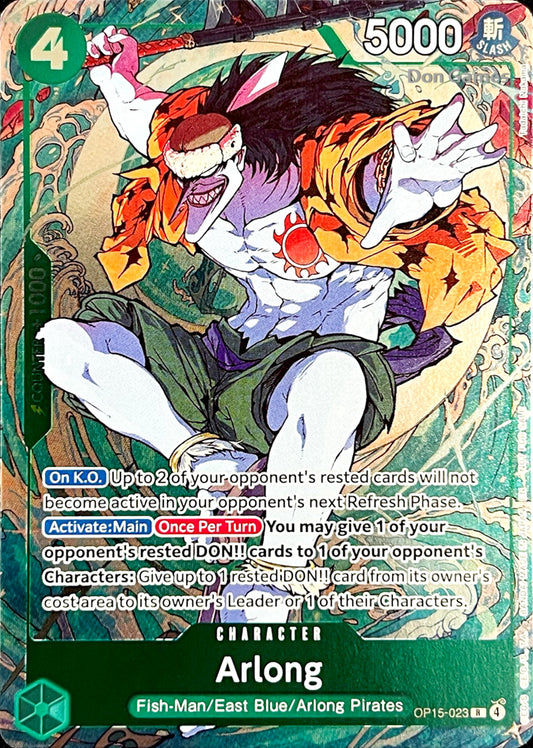 OP15-023 Arlong Character Card Dash Pack Alternate Art