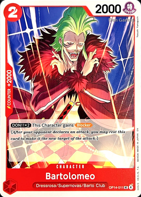 OP14-011 Bartolomeo Character Card