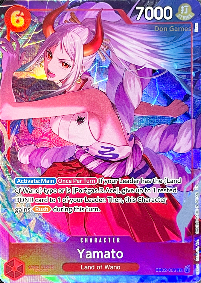 EB02-006 Yamato Character Card Alternate Art Promo