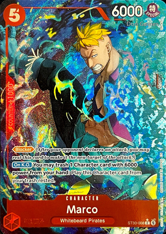 ST30-008 Marco Character Card Extended Art