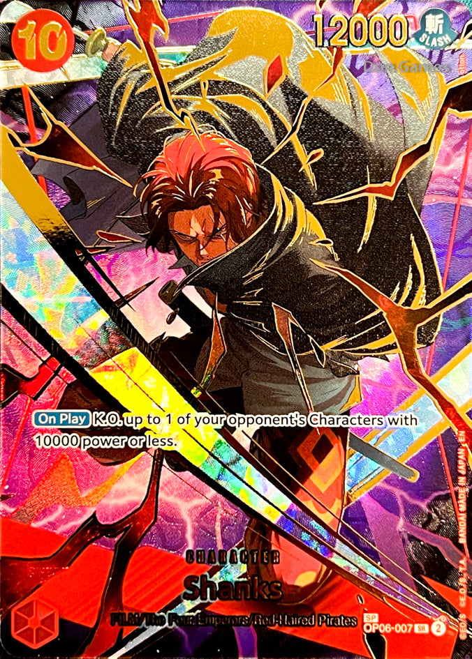 OP06-007 Shanks Character Card Special Alternate Art (PRB-02)