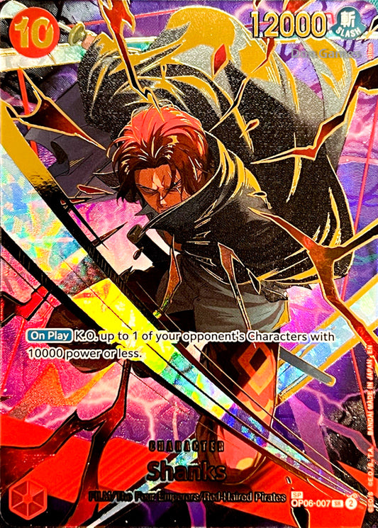 OP06-007 Shanks Character Card Special Alternate Art (PRB-02)