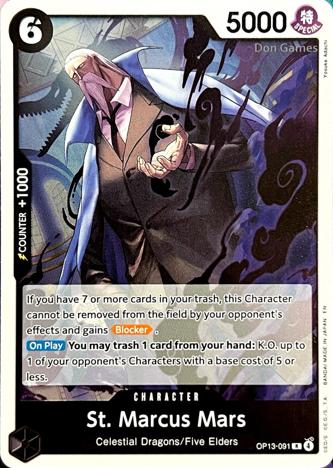 OP13-091 St. Marcus Mars Character Card