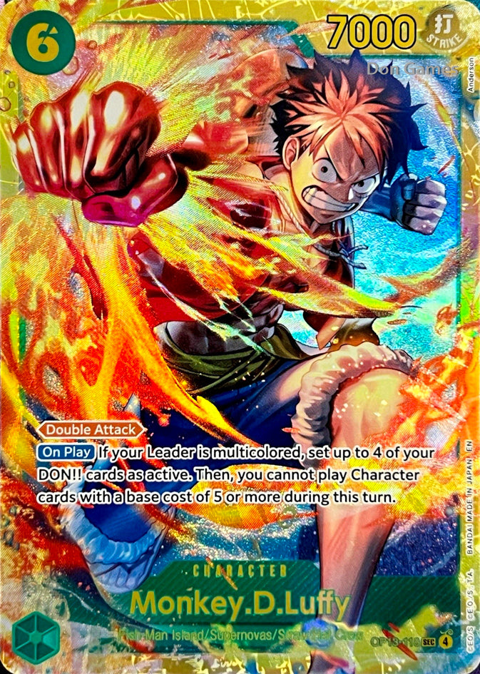 OP13-118 Monkey. D. Luffy Character Card