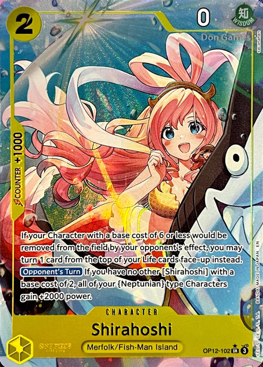 OP12-102 Shirahoshi Character Card Alternate Art