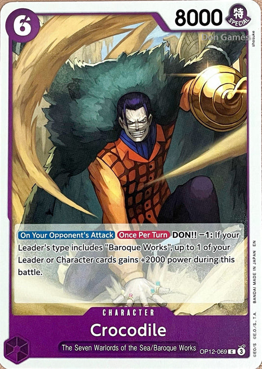 OP12-069 Crocodile Character Card