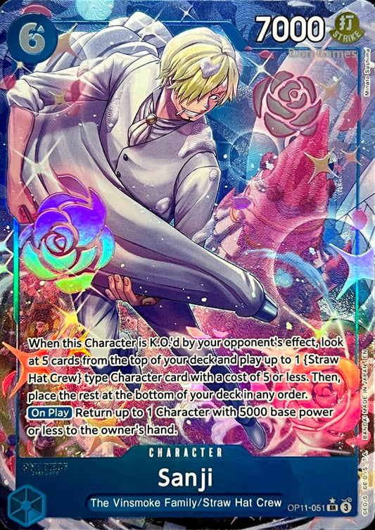 OP11-051 Sanji Character Card Alternate Art