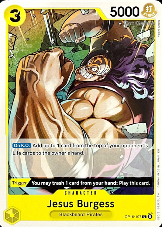 OP16-107 Jesus Burgess Character Card