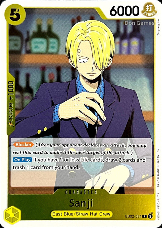 EB02-054 Sanji Character Card