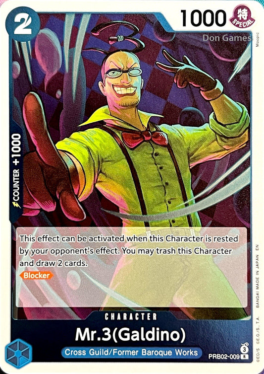 PRB02-009 Mr. 3 (Galdino) Character Card