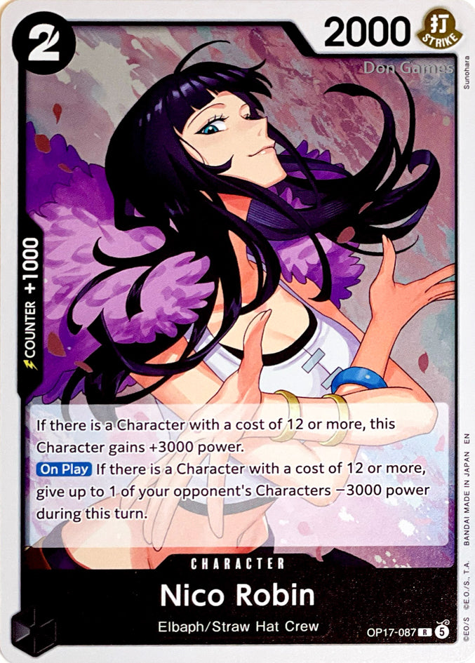 OP17-087 Nico Robin Character Card