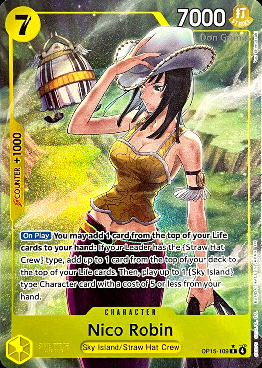 OP15-109 Nico Robin Character Card Alternate Art