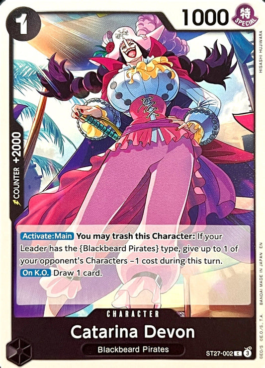 ST27-002 Catarina Devon Character Card