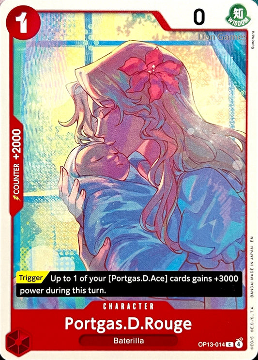 OP13-014 Portgas. D. Rouge Character Card