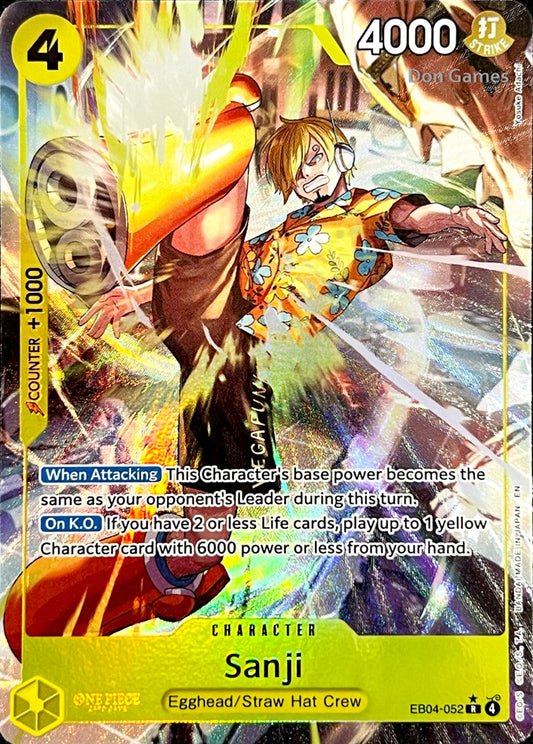 EB04-052 Sanji Character Card Alternate Art