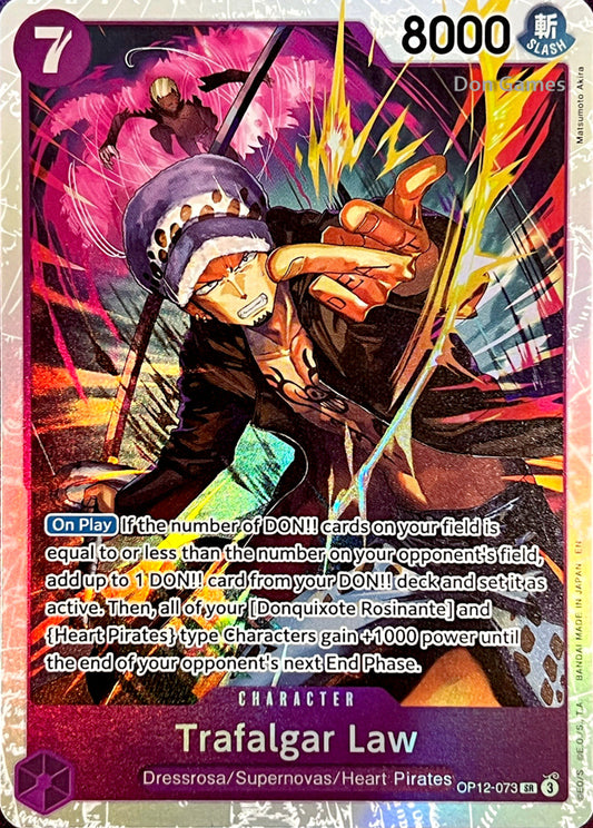 OP12-073 Trafalgar Law Character Card