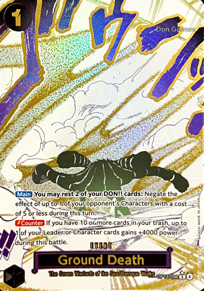 OP14-096 Ground Death Event Card Alternate Art