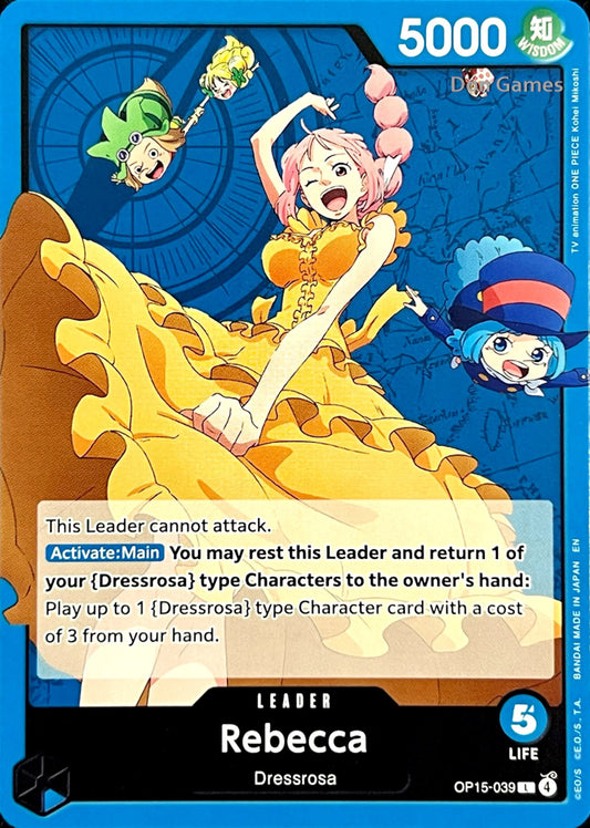 OP15-039 Rebecca Leader Card