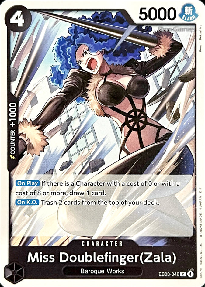 EB03-046 Miss Doublefinger (Zala) Character Card