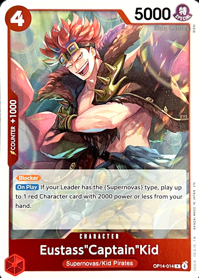 OP14-014 Eustass "Captain" Kid Character Card