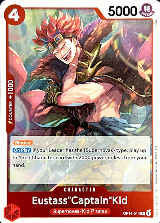 OP14-014 Eustass "Captain" Kid Character Card