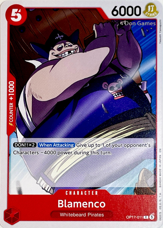 OP17-011 Blamenco Character Card