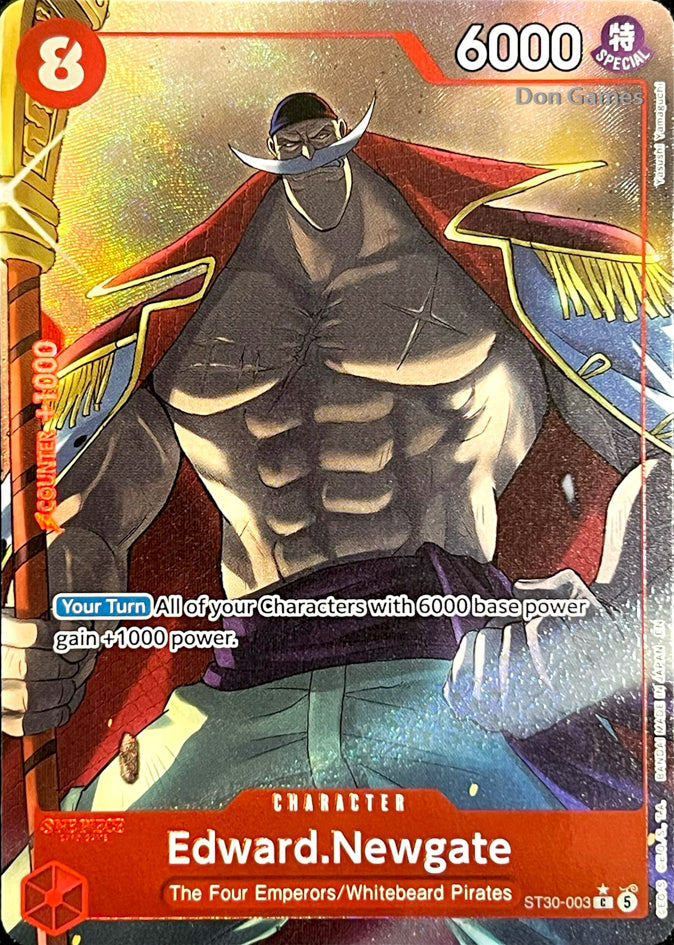 ST30-003 Edward. Newgate Character Card Extended Art