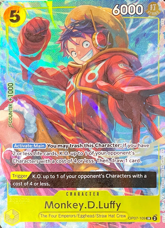OP07-109 Monkey. D. Luffy Character Card Alternate Art Promo