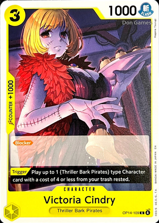 OP14-109 Victoria Cindry Character Card