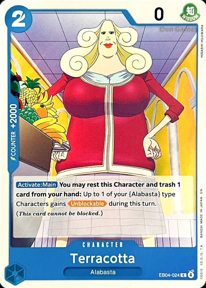 EB04-024 Terracotta Character Card