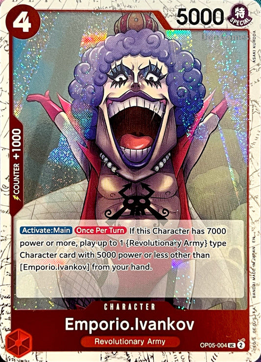 OP05-004 Emporio. Ivankov Character Card Textured Foil
