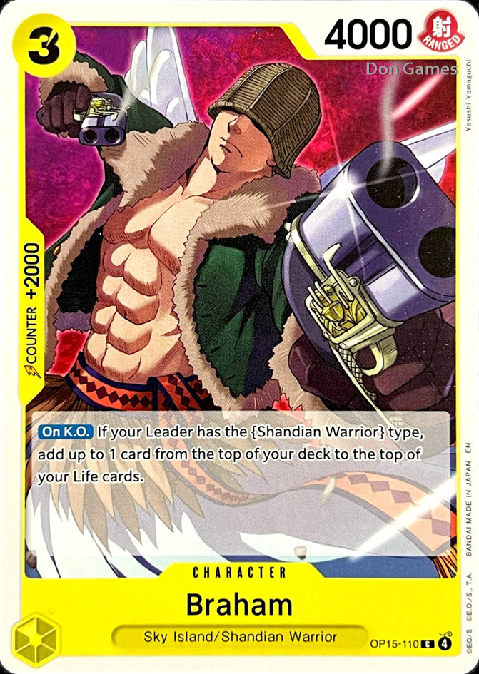 OP15-110 Braham Character Card