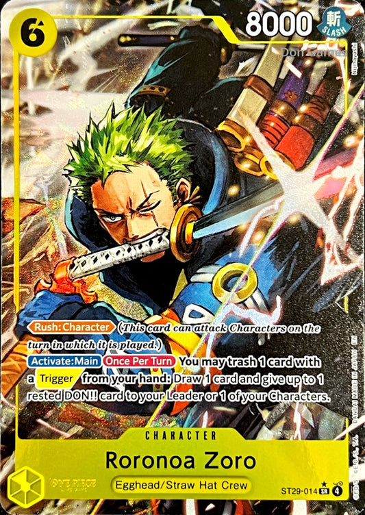 ST29-014 Roronoa Zoro Character Card Extended Art
