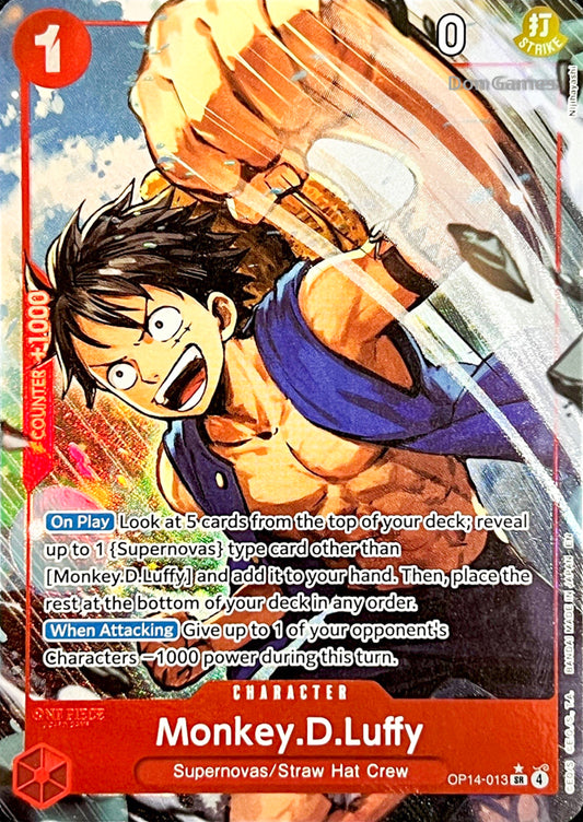 OP14-013 Monkey. D. Luffy Character Card Alternate Art