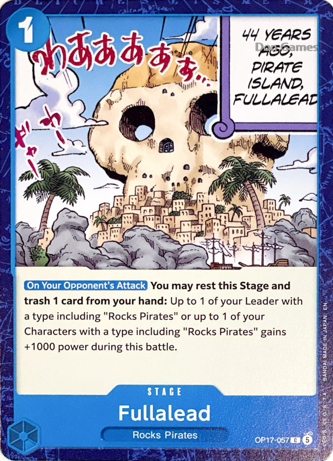 OP17-057 Fullalead Stage Card